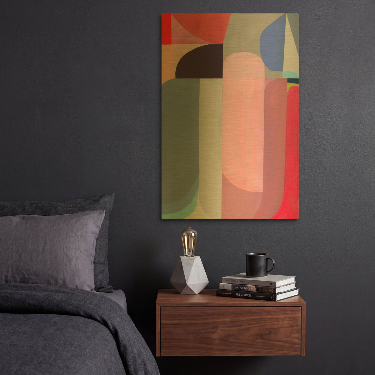 'Traumerei' By Marion Griese Gold Metal Wall Art