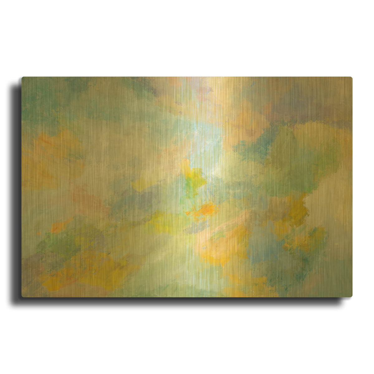 'Sky Light' By Marsha Heller Gold Metal Wall Art