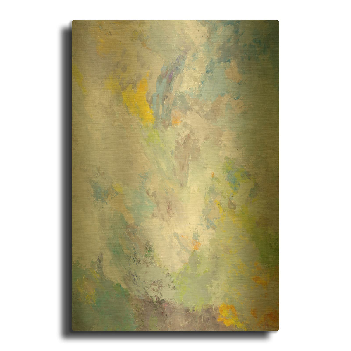 'Winter Wind' By Marsha Heller Gold Metal Wall Art
