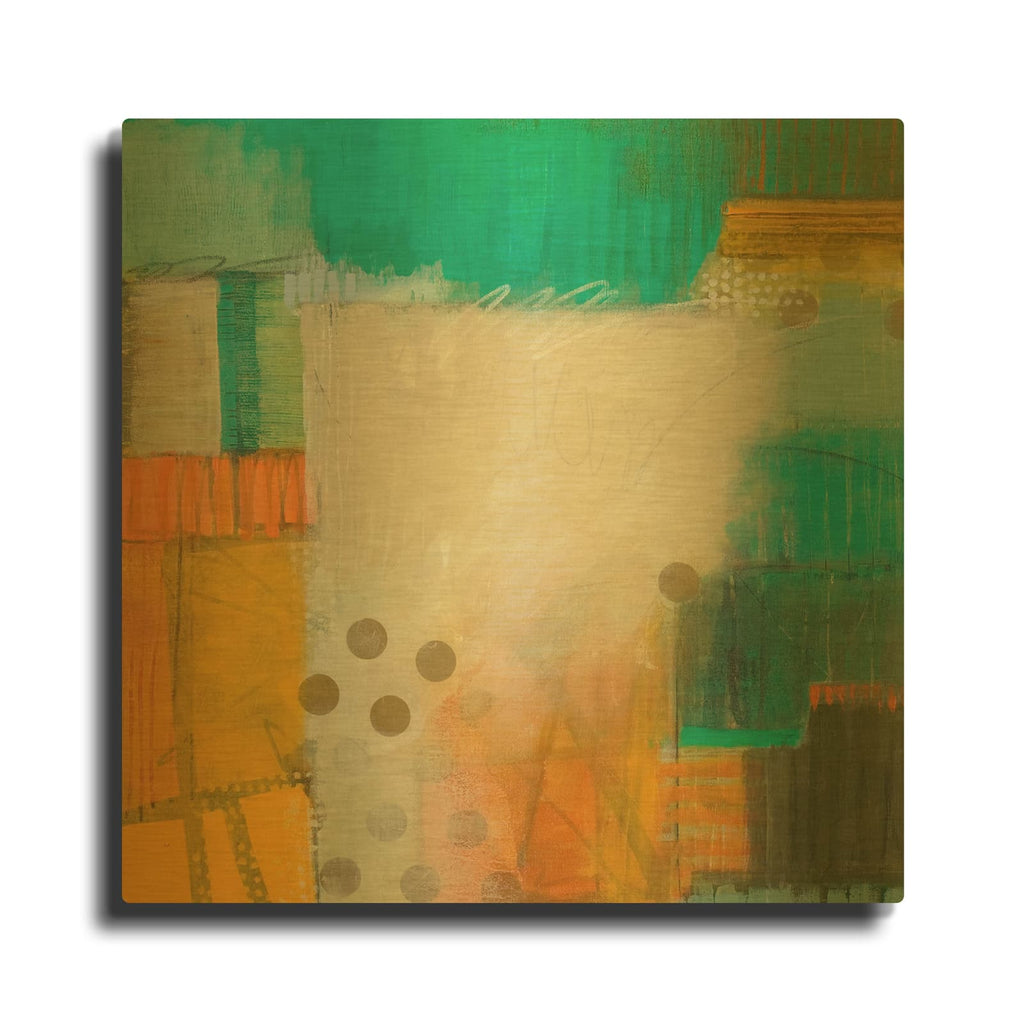 'Just A Splash' By Martica Griffin Gold Metal Wall Art