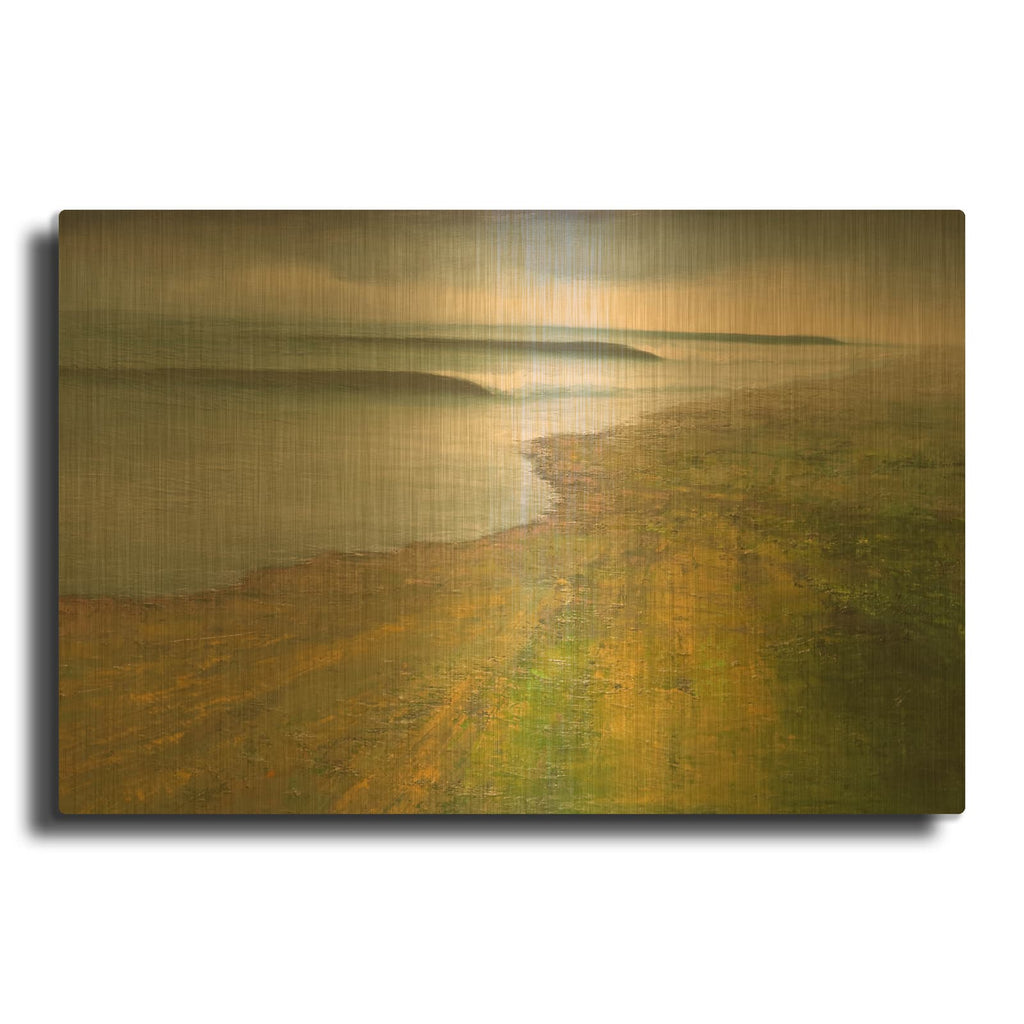 'California Ii Fertile Ground' By Michael Mote Gold Metal Wall Art