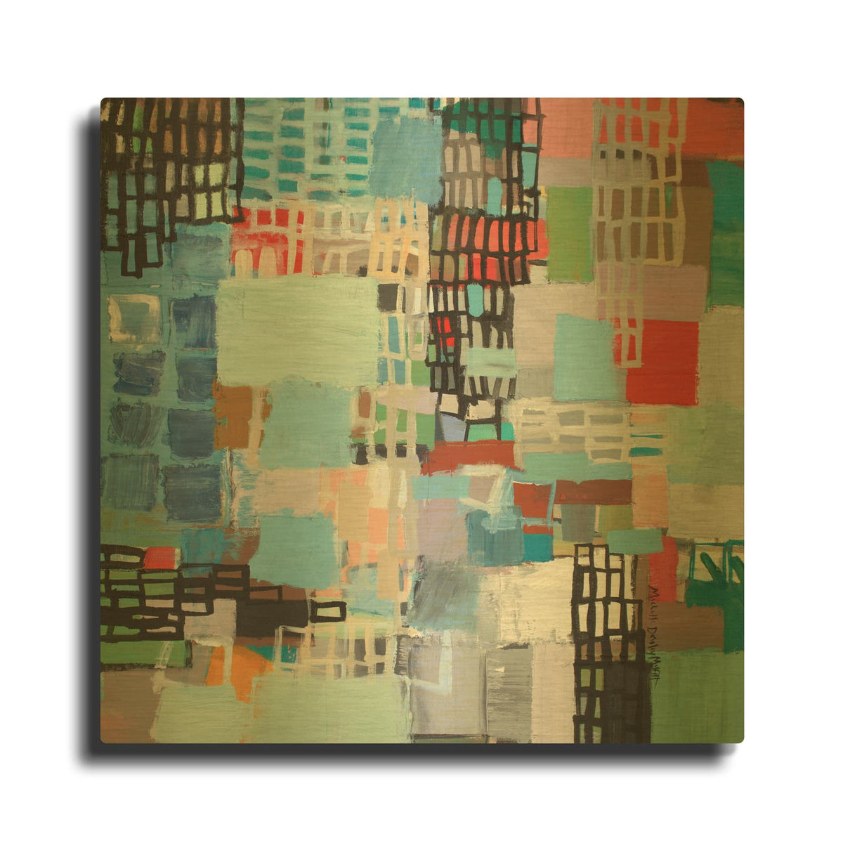 'Within The Other' By Michelle Daisley Moffitt Gold Metal Wall Art