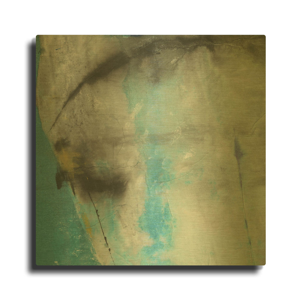 'Into The Surf One' By Michelle Oppenheimer Gold Metal Wall Art