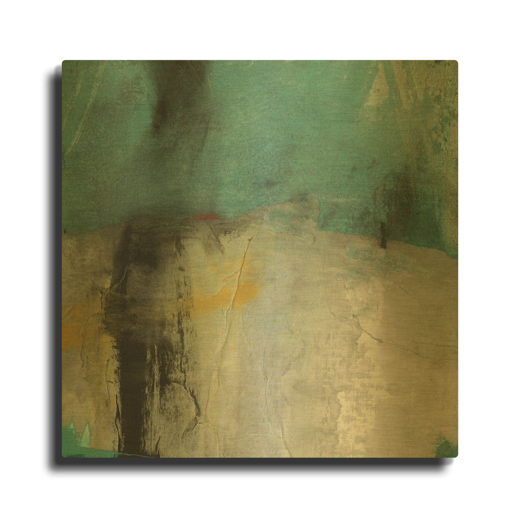 'Into The Surf Two' By Michelle Oppenheimer Gold Metal Wall Art