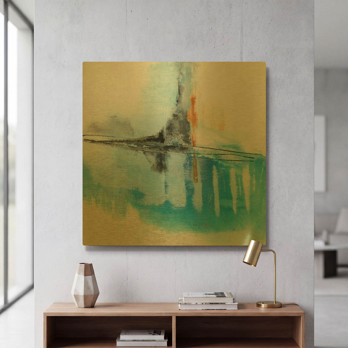 'Never Grow Up 2' By Michelle Oppenheimer Gold Metal Wall Art