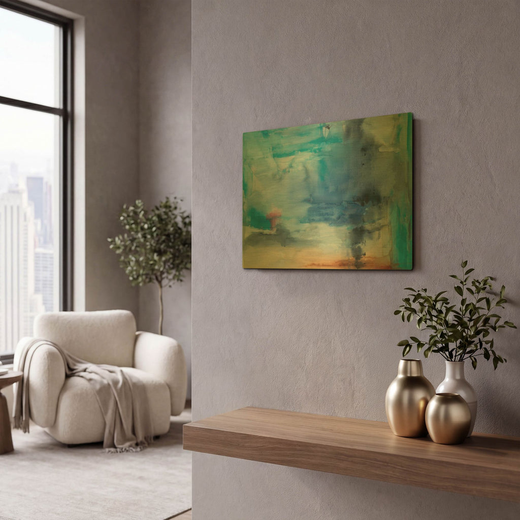 'Out To Sea' By Michelle Oppenheimer Gold Metal Wall Art