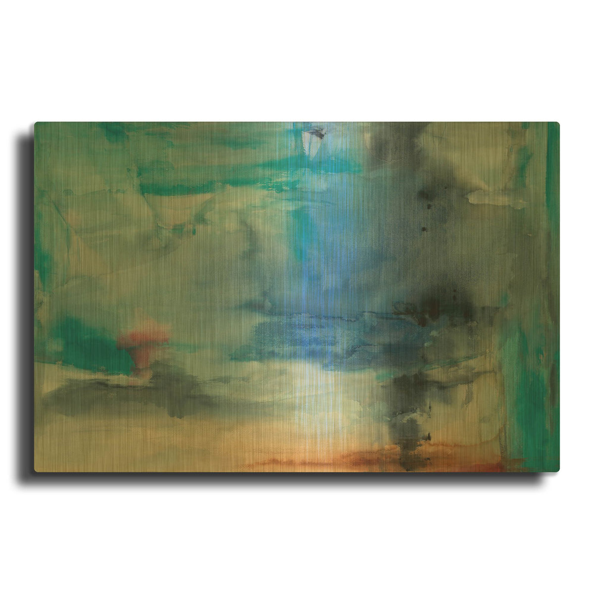 'Out To Sea' By Michelle Oppenheimer Gold Metal Wall Art