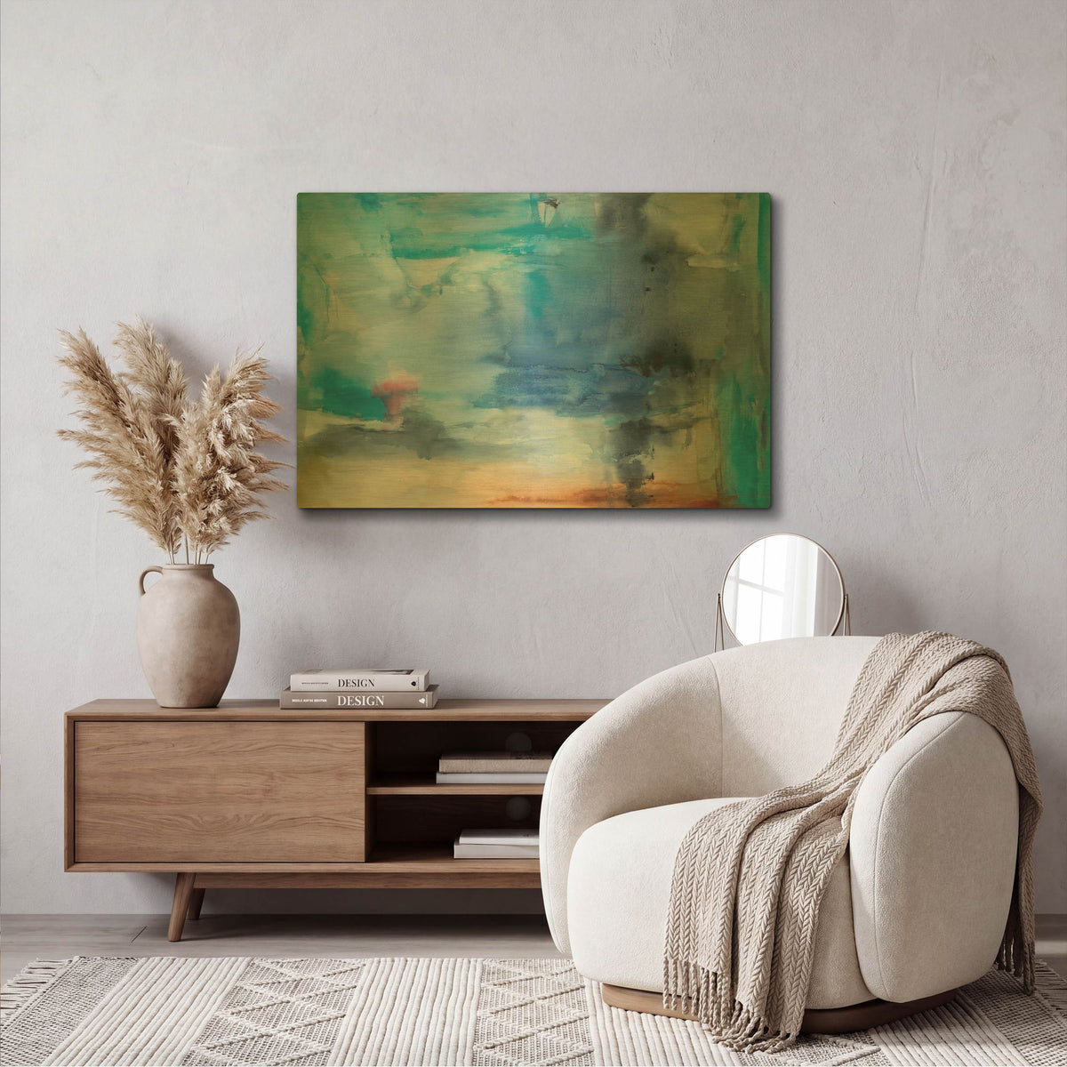 'Out To Sea' By Michelle Oppenheimer Gold Metal Wall Art