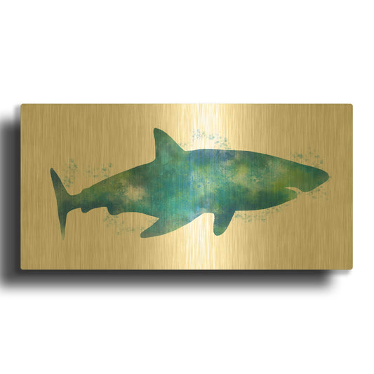 'LW3890' By Linda Woods Gold Metal Wall Art