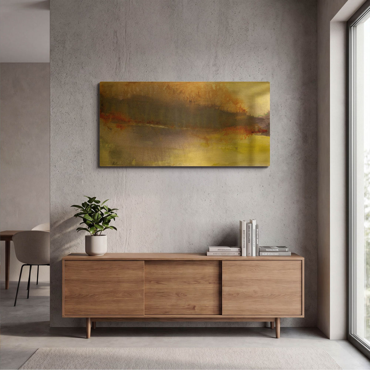 'All That We See' By Michelle Oppenheimer Gold Metal Wall Art