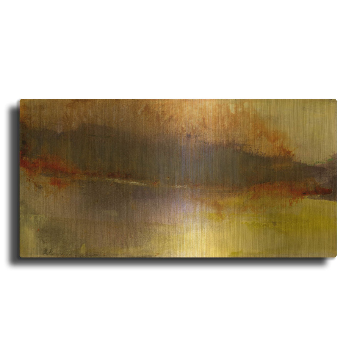 'All That We See' By Michelle Oppenheimer Gold Metal Wall Art