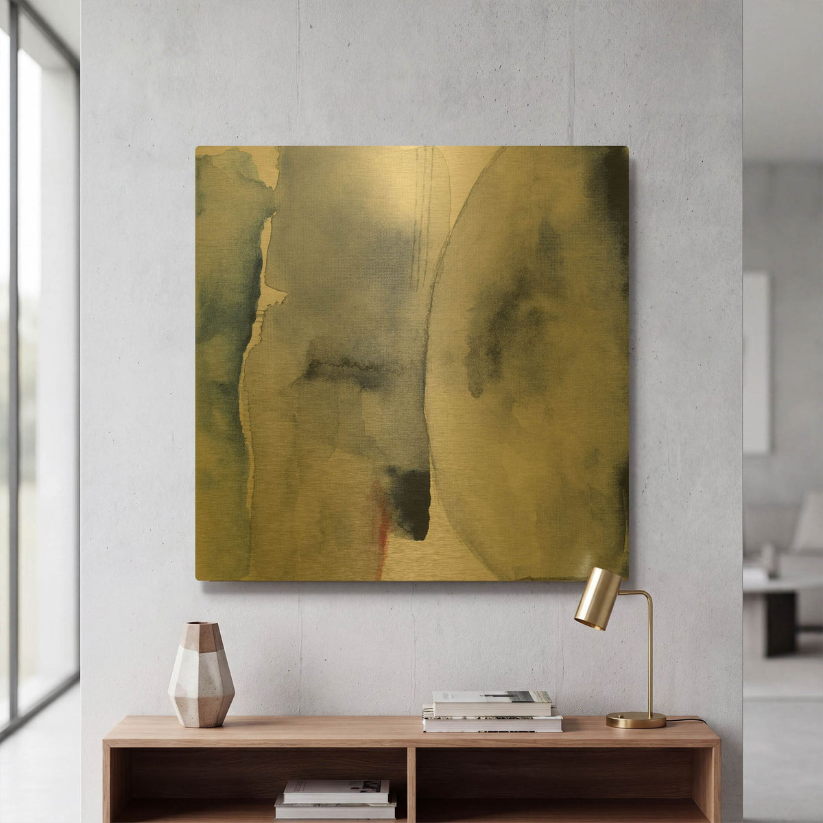 'Imaginations Power' By Michelle Oppenheimer Gold Metal Wall Art