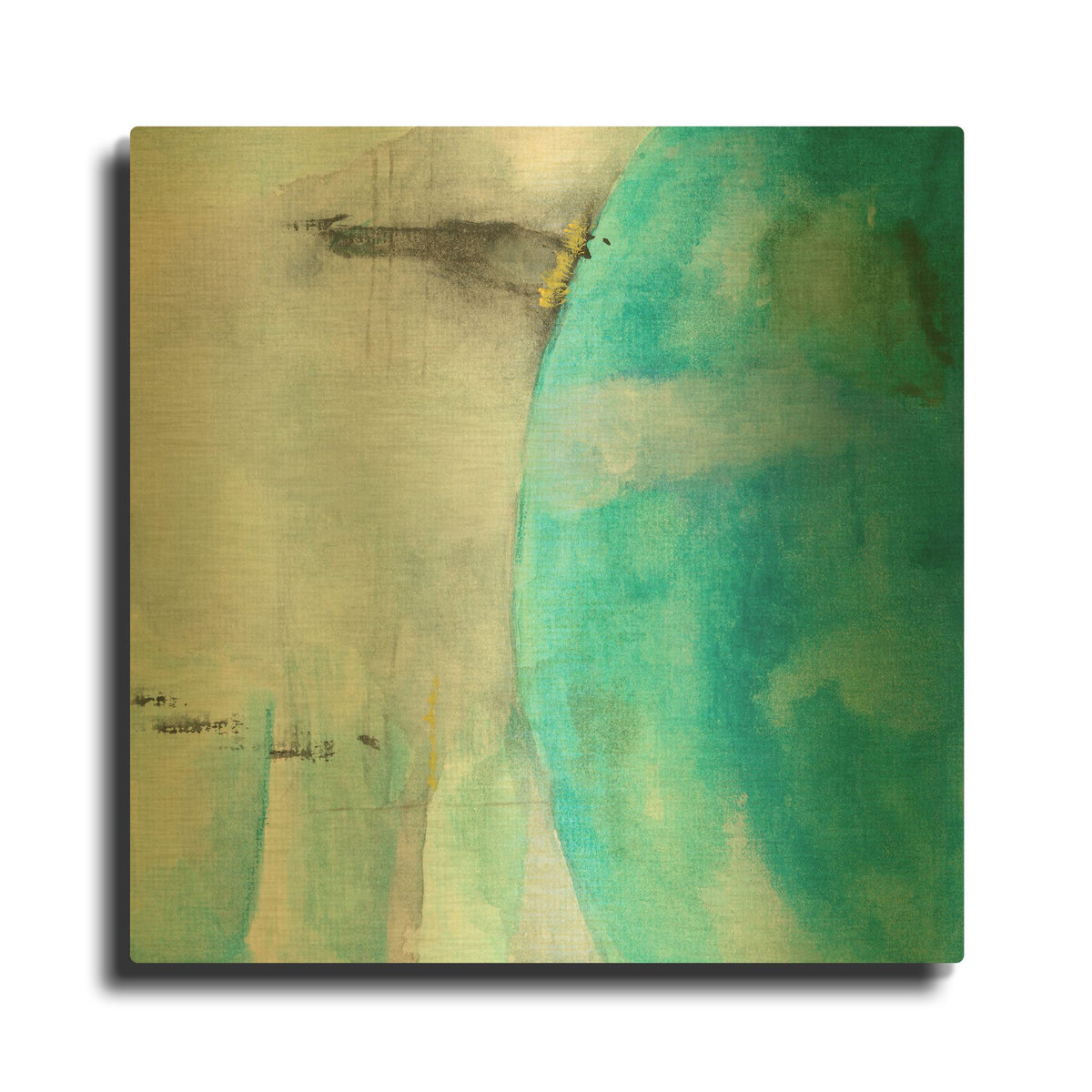 'Ancient Dramatist' By Michelle Oppenheimer Gold Metal Wall Art