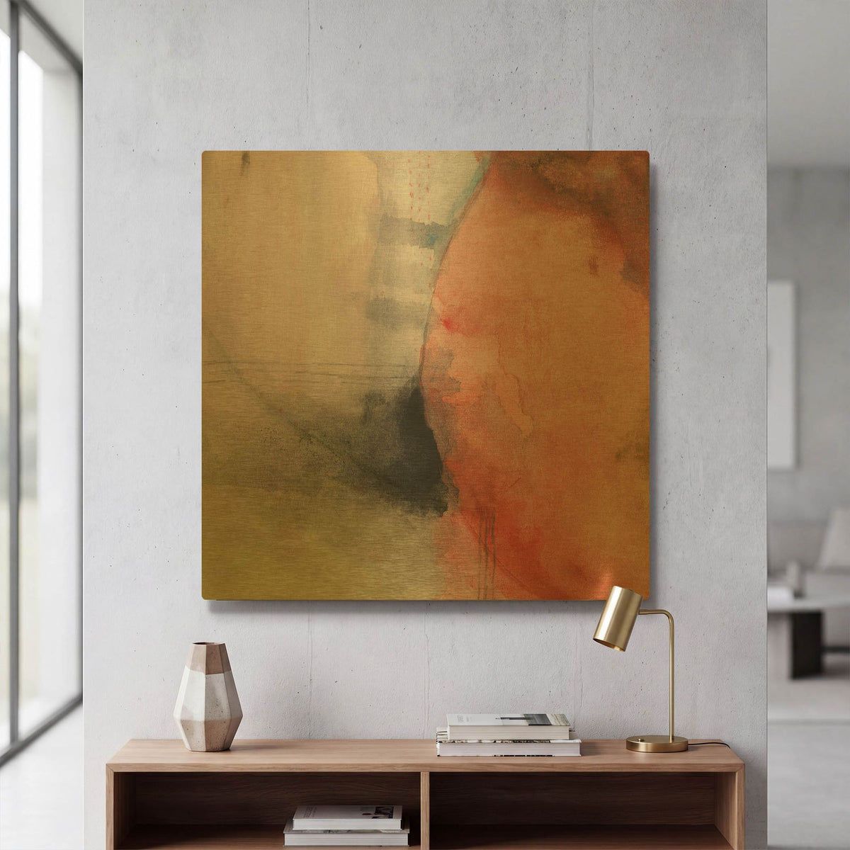 'Dreamed Of Joy' By Michelle Oppenheimer Gold Metal Wall Art