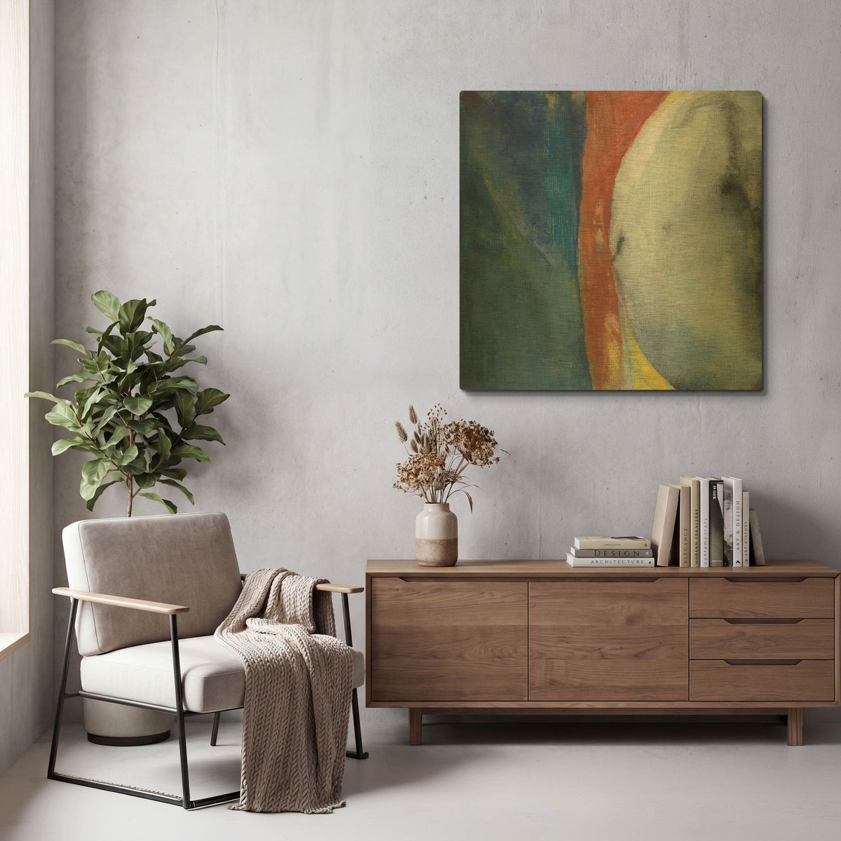 'Heaven At Night' By Michelle Oppenheimer Gold Metal Wall Art