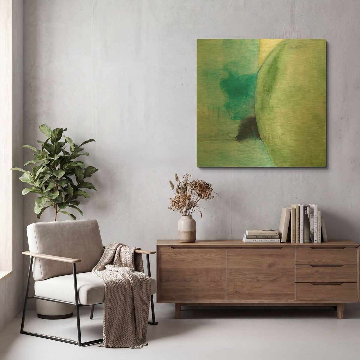 'Joy To My Heart' By Michelle Oppenheimer Gold Metal Wall Art