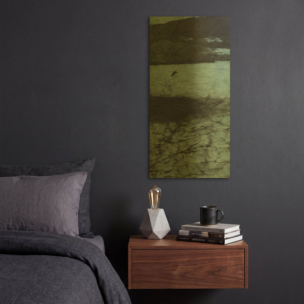 'Oceans Unearthed No 1' By Michelle Oppenheimer Gold Metal Wall Art