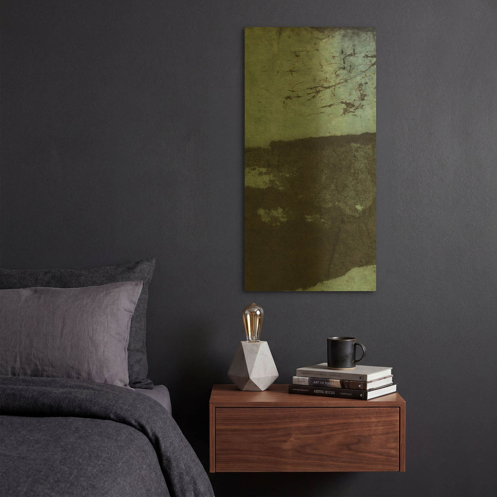 'Oceans Unearthed No 2' By Michelle Oppenheimer Gold Metal Wall Art