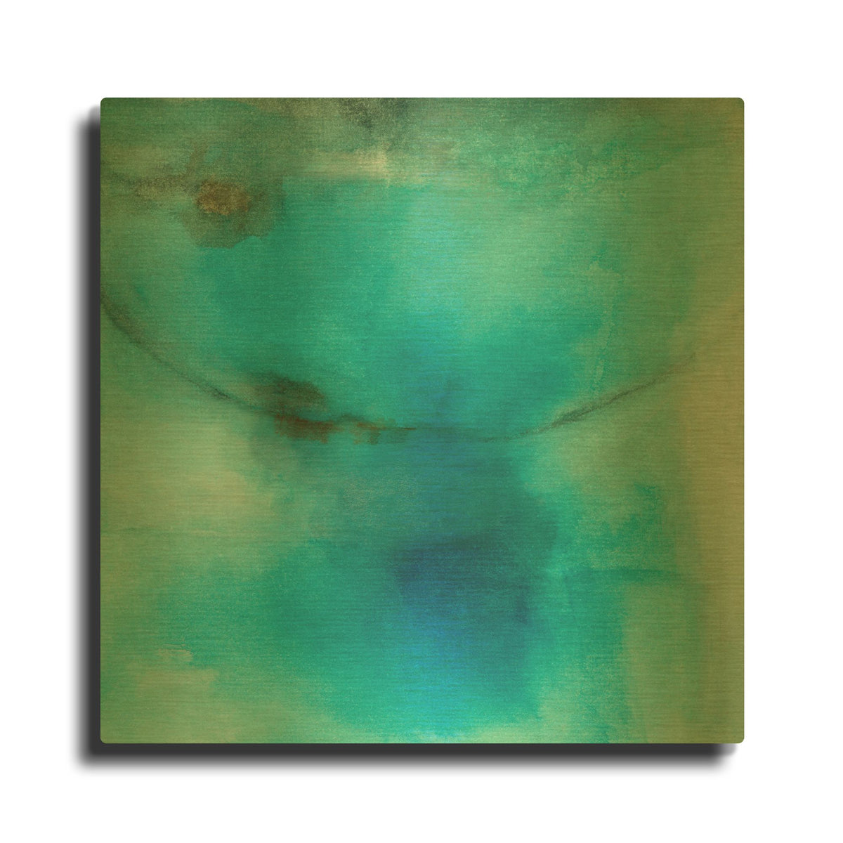 'Ever Serene And Fair' By Michelle Oppenheimer Gold Metal Wall Art