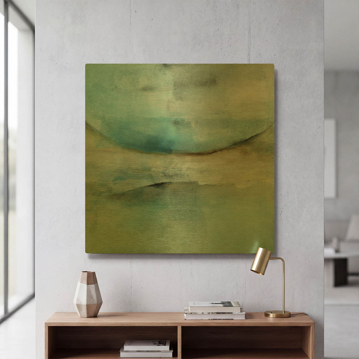 'There Is Another Sky' By Michelle Oppenheimer Gold Metal Wall Art