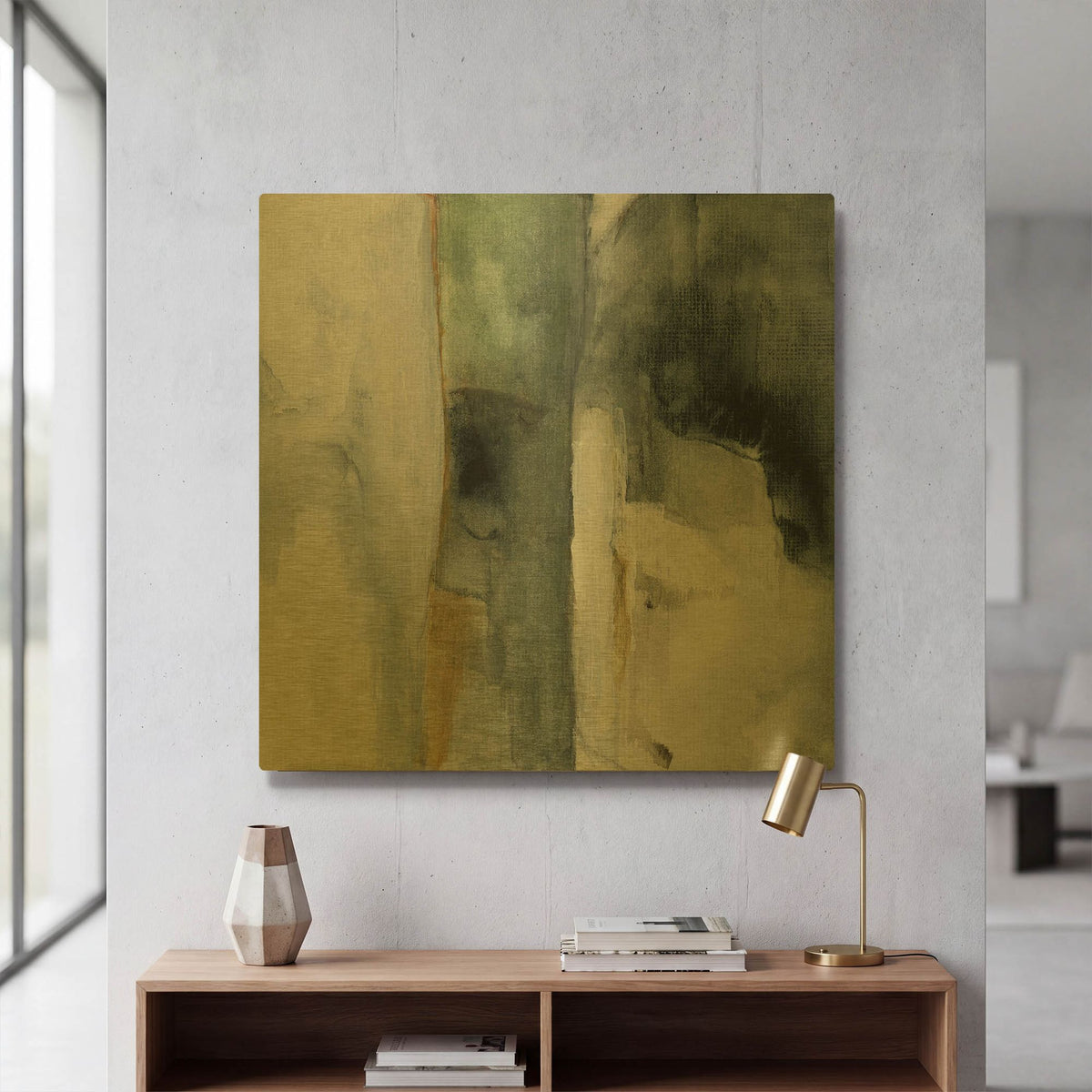 'Beneath The Mystic Moon' By Michelle Oppenheimer Gold Metal Wall Art
