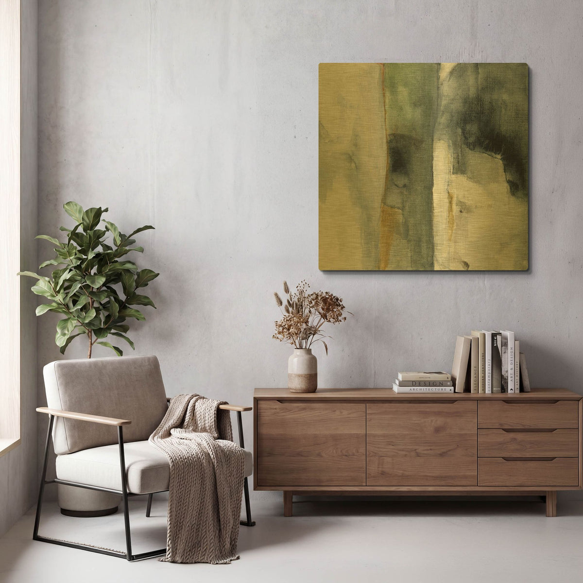 'Beneath The Mystic Moon' By Michelle Oppenheimer Gold Metal Wall Art