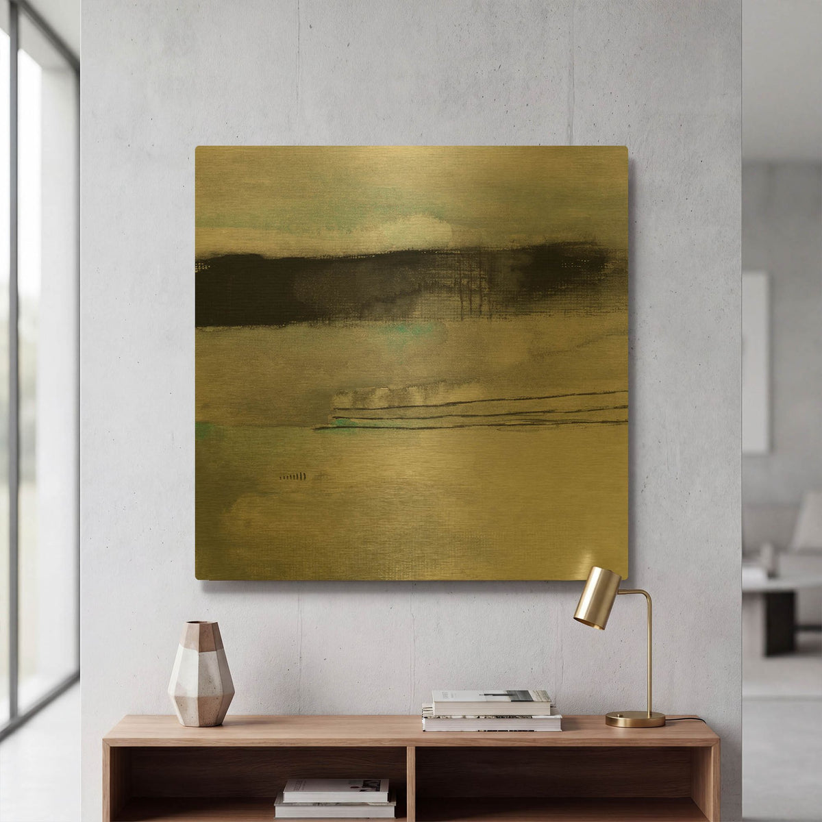 'Far Wiser Than Me' By Michelle Oppenheimer Gold Metal Wall Art