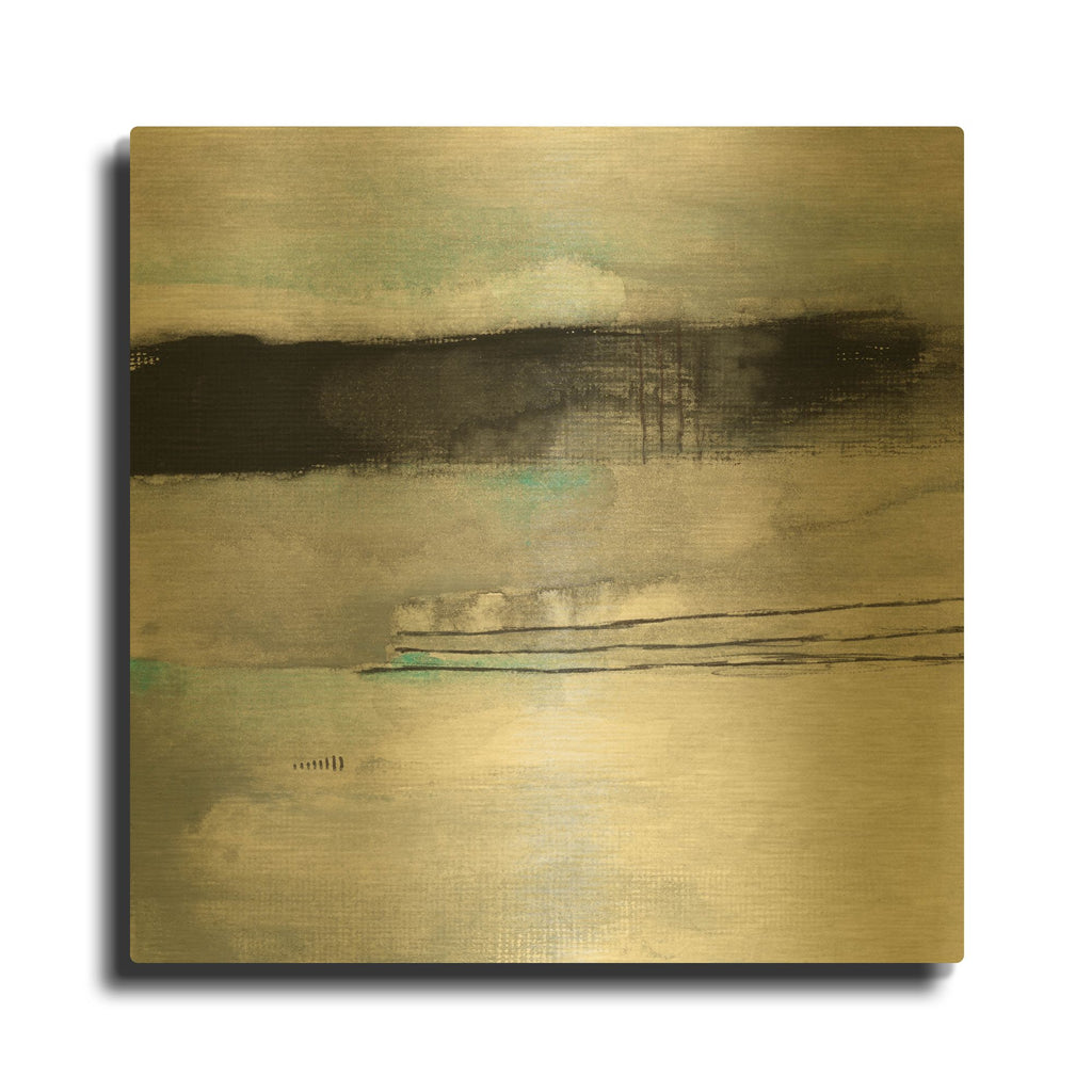 'Far Wiser Than Me' By Michelle Oppenheimer Gold Metal Wall Art
