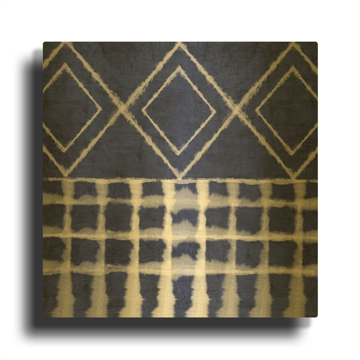 'LW3903' By Linda Woods Gold Metal Wall Art