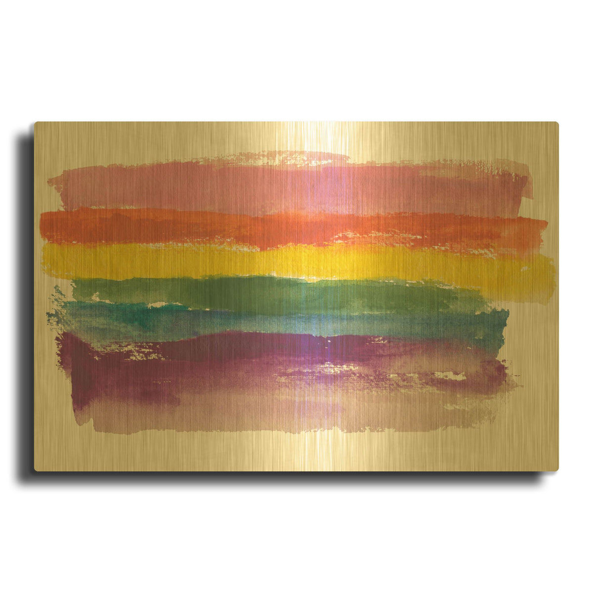'Be You' By Michelle Oppenheimer Gold Metal Wall Art