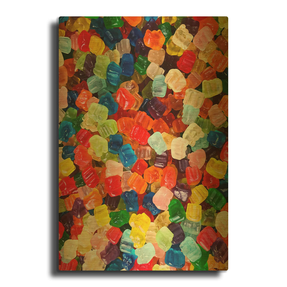'Gummy bears pool' By Luxe Gold Metal Wall Art