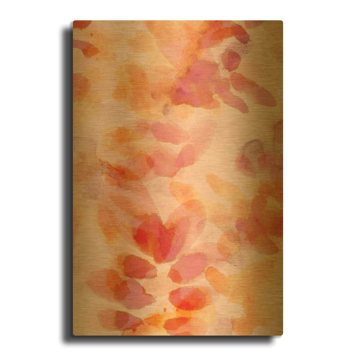 'Bloom Rose' By Morioke Gold Metal Wall Art