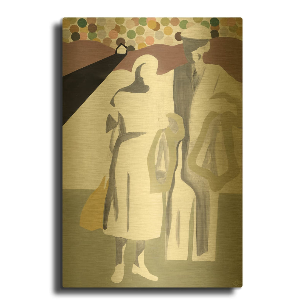'The Journey' By Incado Gold Metal Wall Art