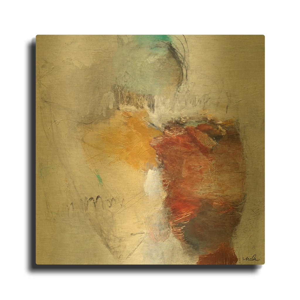 'Could Not Be Alone' By Nicole Hoeft Gold Metal Wall Art