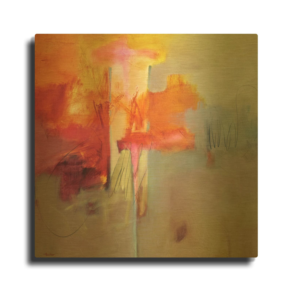 'Second Chances Iii' By Pam Hassler Gold Metal Wall Art