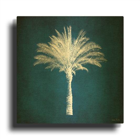 'LW4010' By Linda Woods Gold Metal Wall Art