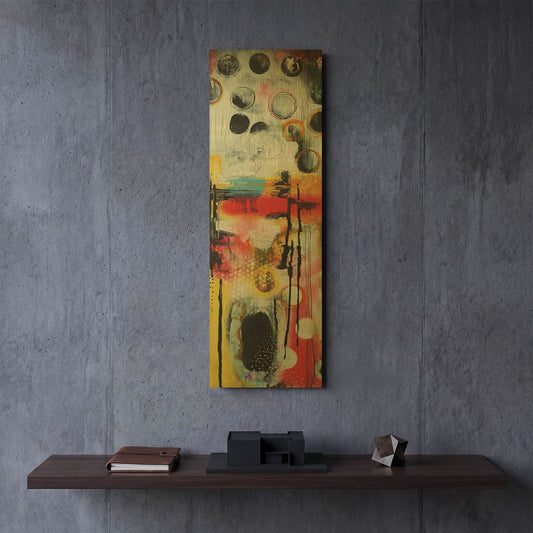 'Abstract I' By PhotoINC Studio Gold Metal Wall Art