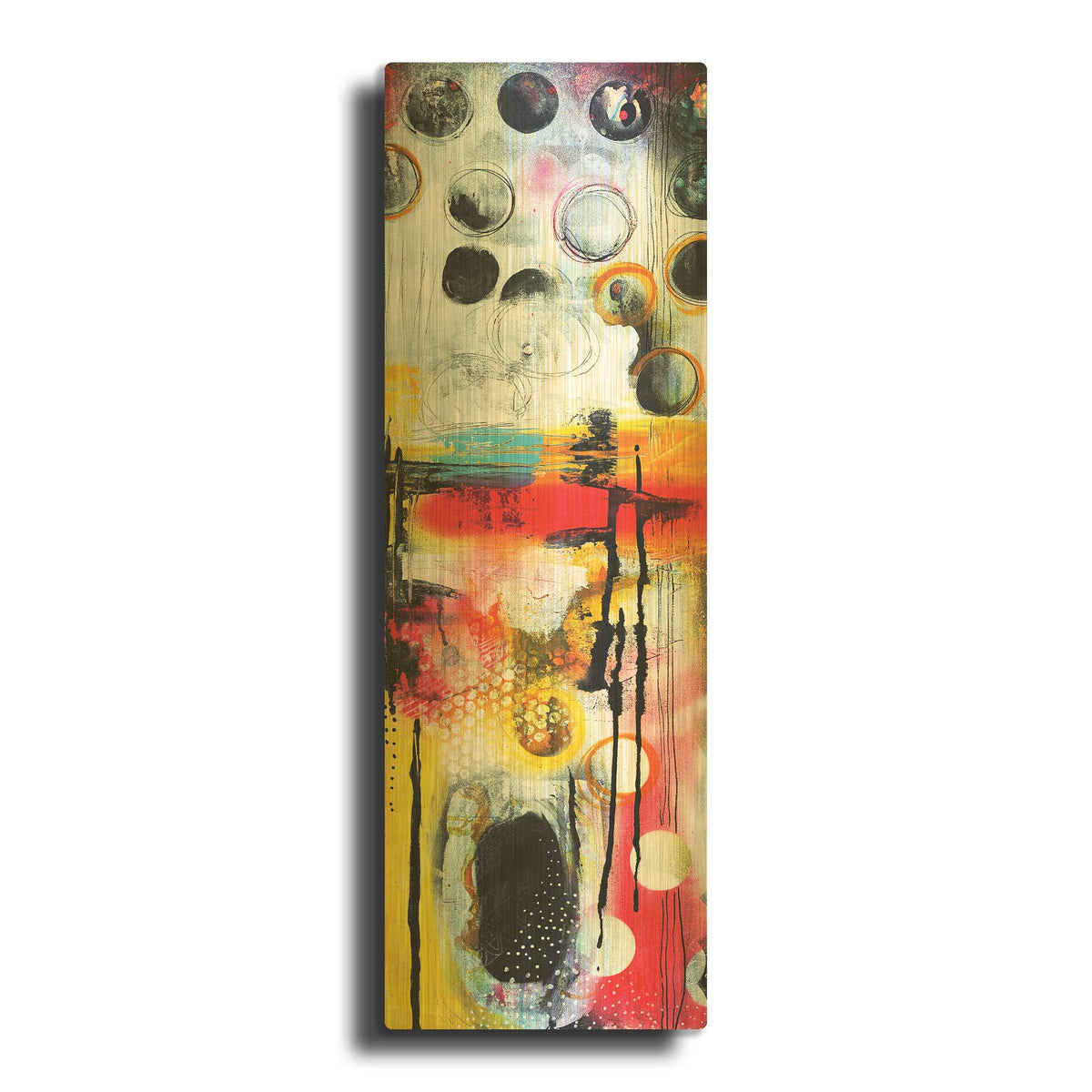 'Abstract I' By PhotoINC Studio Gold Metal Wall Art