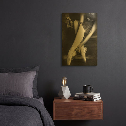 'Art Of Dance' By PhotoINC Studio Gold Metal Wall Art