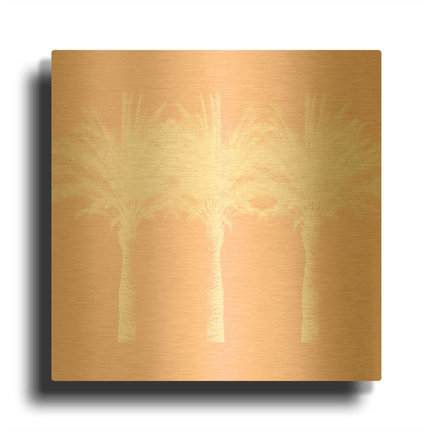 'LW4013' By Linda Woods Gold Metal Wall Art