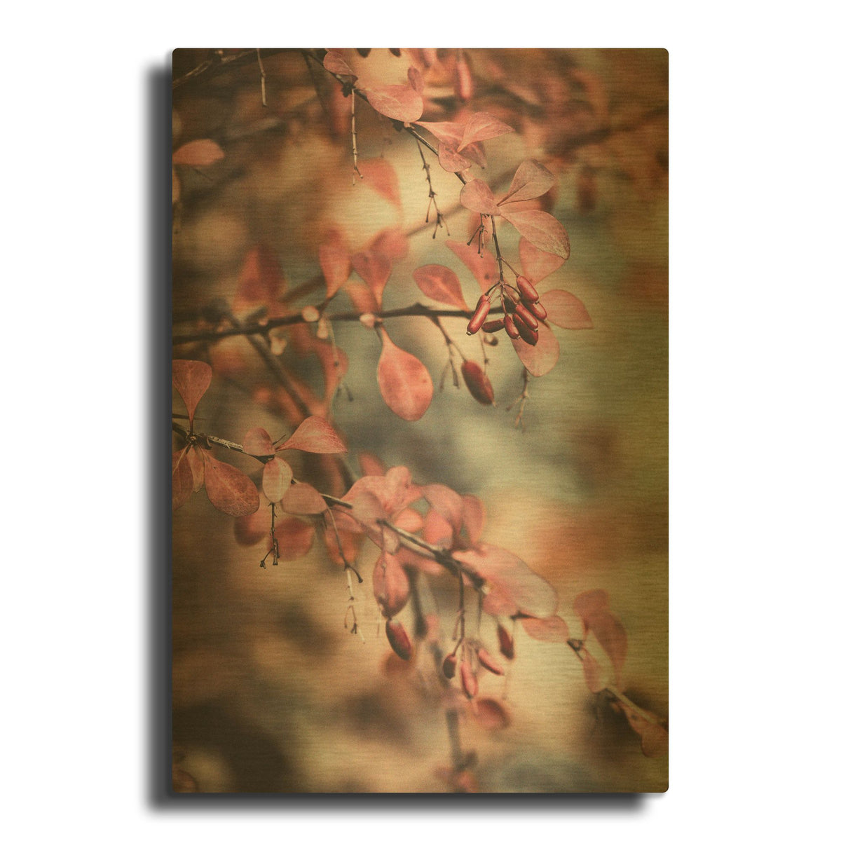 'Fall I' By PhotoINC Studio Gold Metal Wall Art