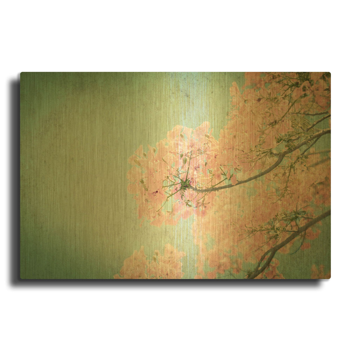 'Flamboyant Ii' By PhotoINC Studio Gold Metal Wall Art