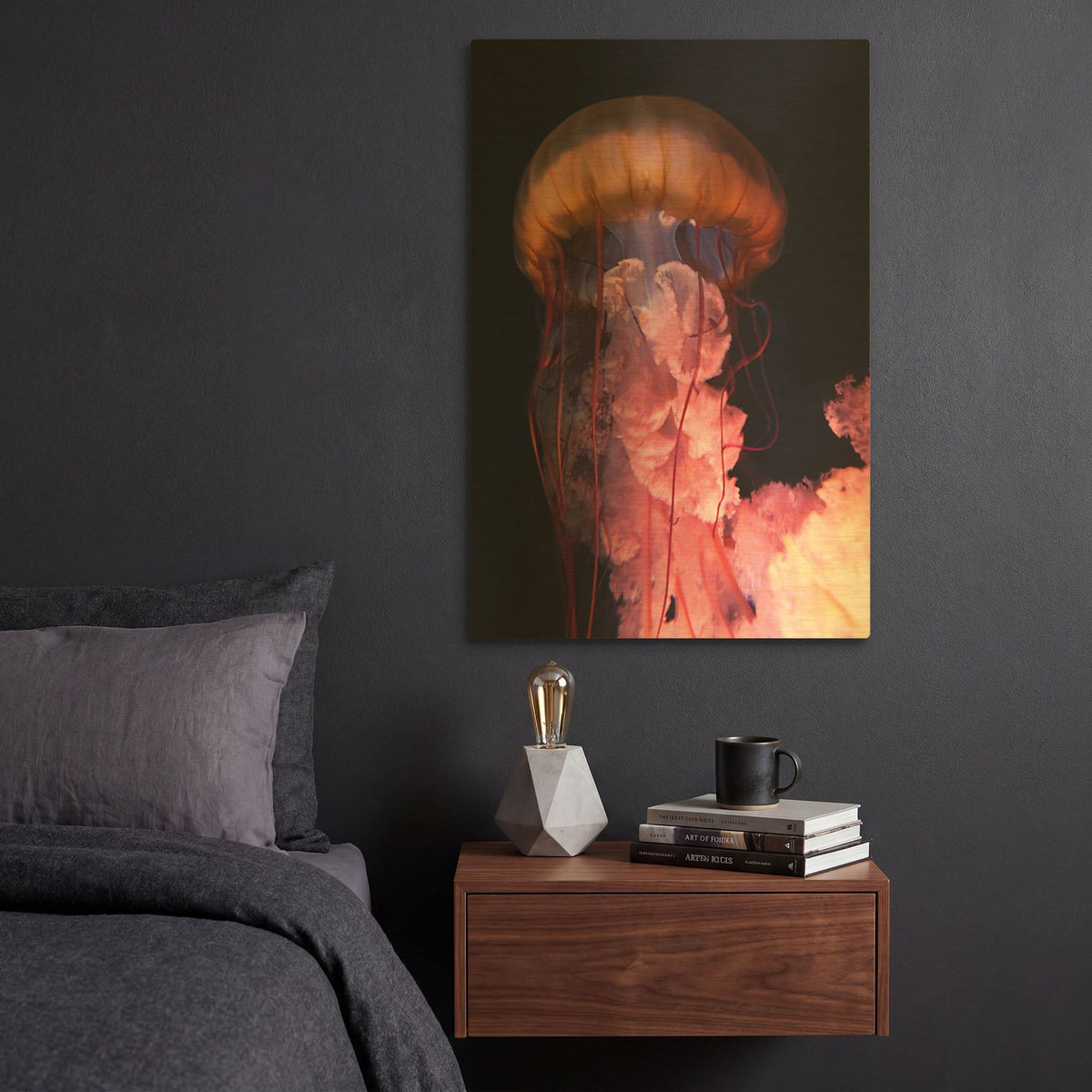 'Gelly' By PhotoINC Studio Gold Metal Wall Art
