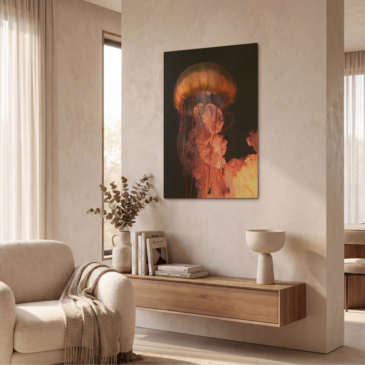 'Gelly' By PhotoINC Studio Gold Metal Wall Art