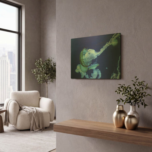 'Jelly' By PhotoINC Studio Gold Metal Wall Art