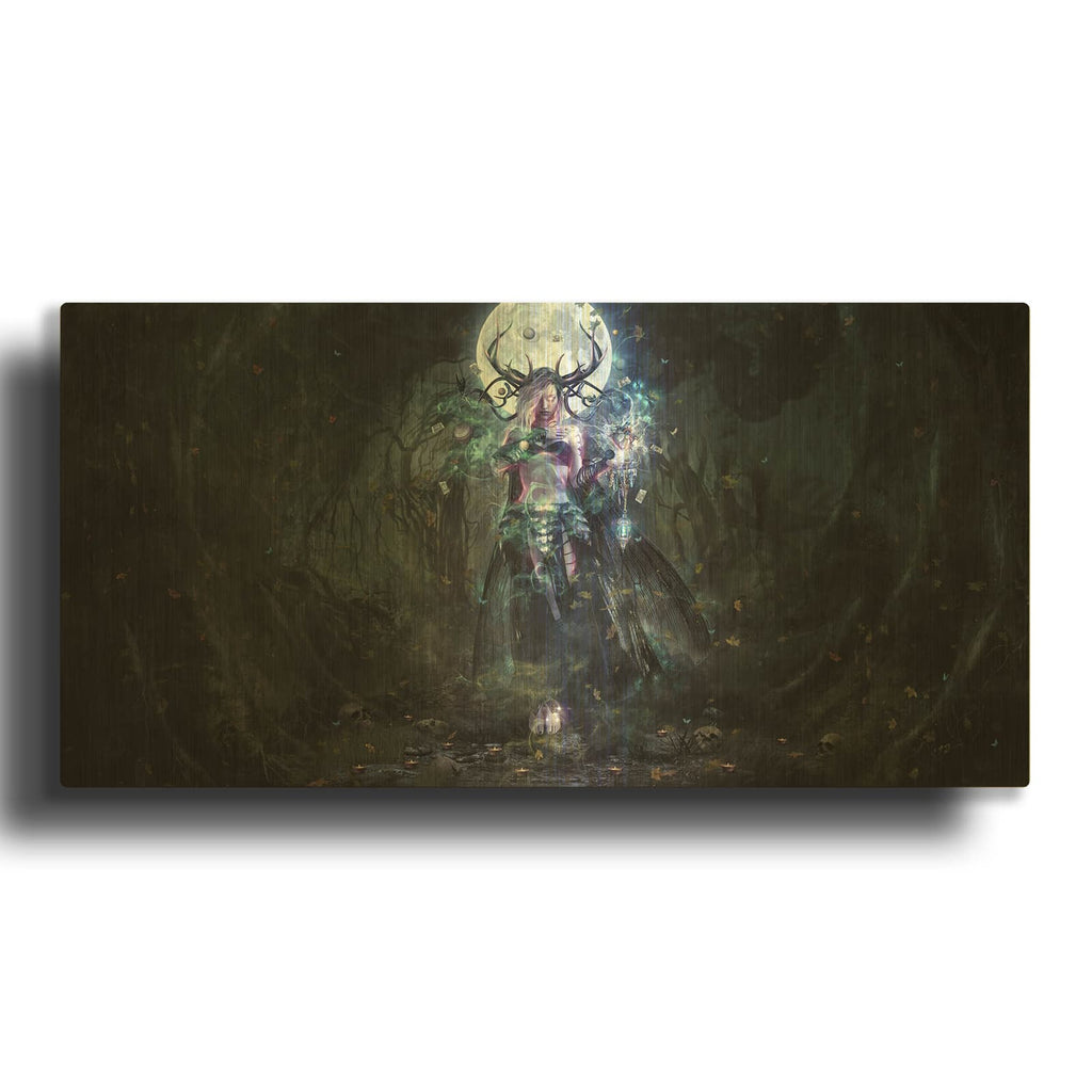 'The Dreamcatcher Landscape' By Cameron Gray Gold Metal Wall Art