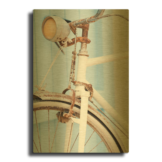 'Old Bike' By PhotoINC Studio Gold Metal Wall Art