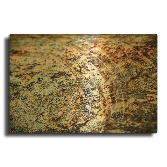 'Retro Rust' By PhotoINC Studio Gold Metal Wall Art