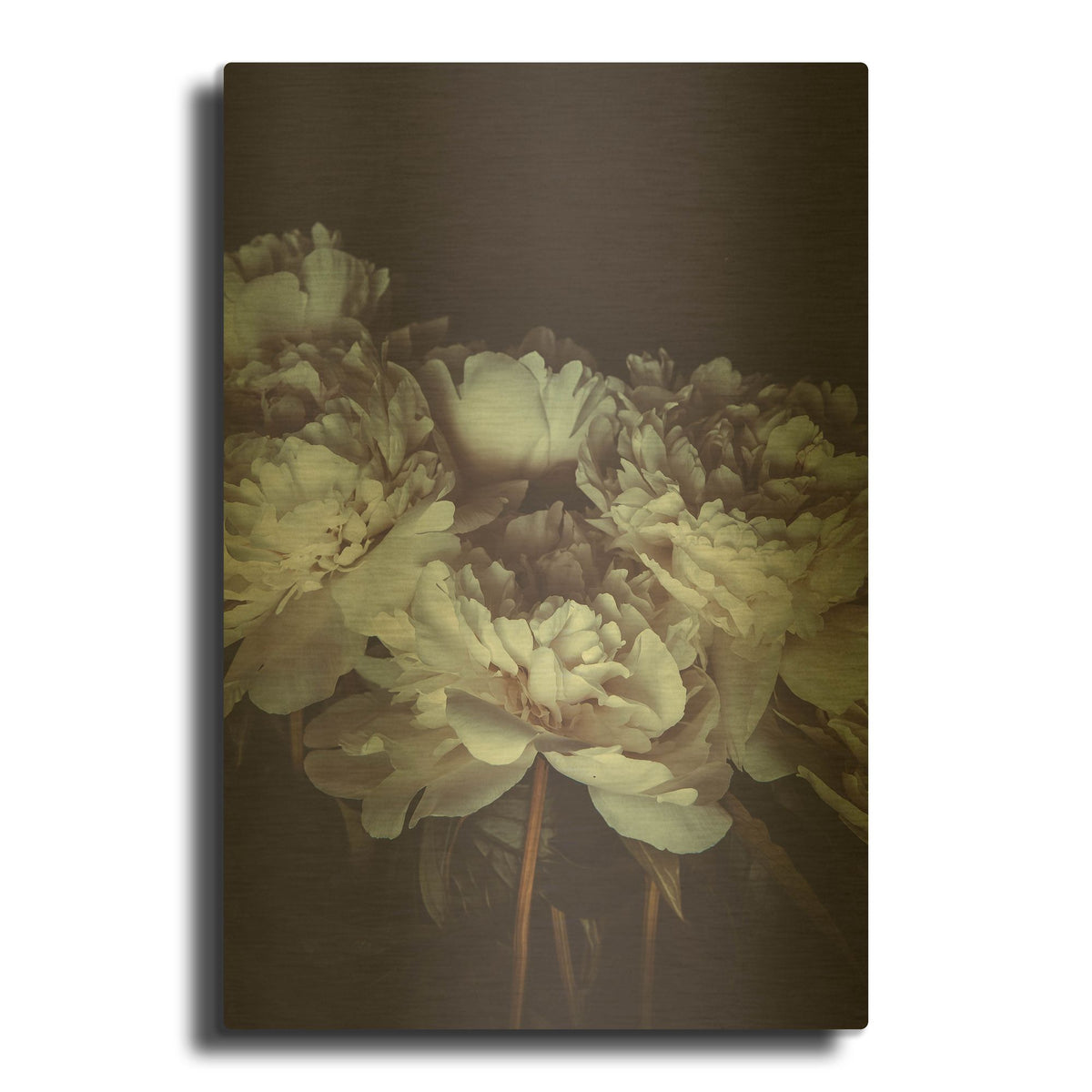 'Romantic' By PhotoINC Studio Gold Metal Wall Art