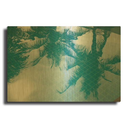 'Shadow' By PhotoINC Studio Gold Metal Wall Art
